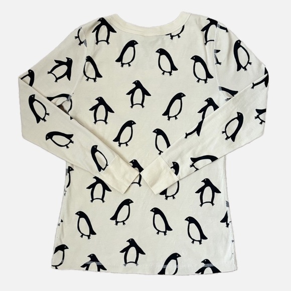 Hanna Andersson Women's Thermal Pajama Top Squeaky the Penguin Medium - Picture 10 of 11
